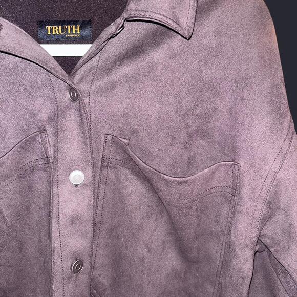 Truth by Republic brown shacket - Picture 3 of 4